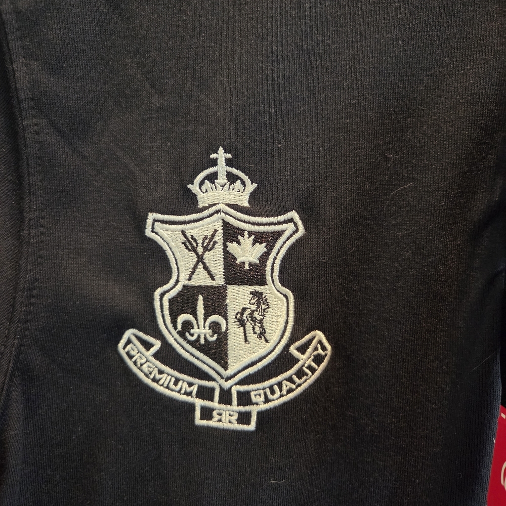 Culture Premium Black Polo Shirt Royal Member Club Embroidered Logo Size L Nwt — image 7 of 8